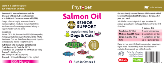 Salmon Oil Plus 300ml Senior Support