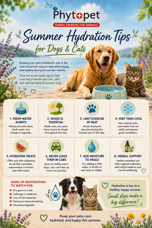 Summer hydration tips for pets
