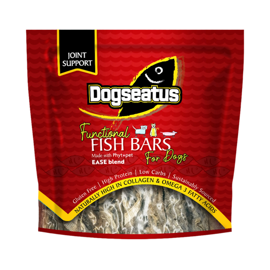 Pet Natural Dogseatus Fish Skin Treats - Joint Support Herb Mix Bars - 500g