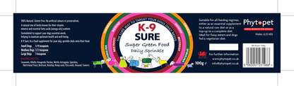 K9-Sure - Super Green Food Powder