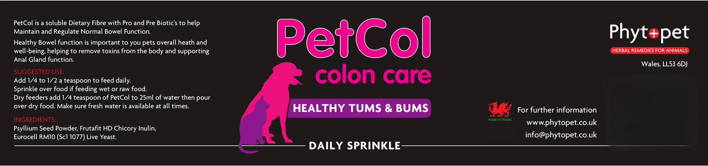 PetCol Colon Care | Daily Fibre & Digestive Support for Pets
