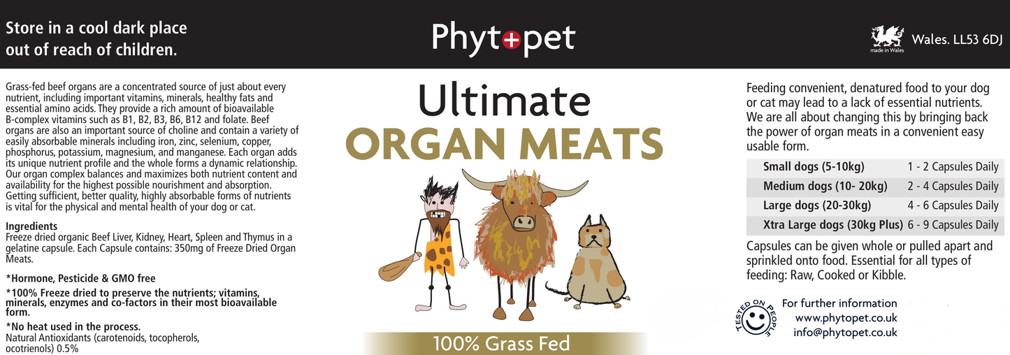 Ultimate Freeze-Dried Organ Meat Capsules – 90 Sprinkle Capsules
