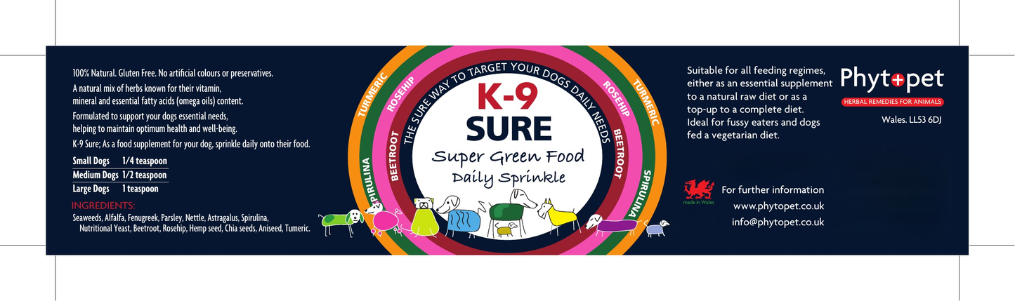 K9-Sure - Super Green Food Powder
