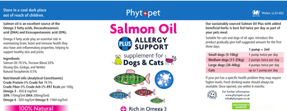 Salmon Oil Plus 300ml Allergy Support