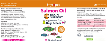 Salmon Oil Plus 300ml Brain Support