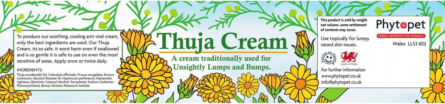 Thuja Cream 150g | Natural Skin Support for Pets & Horses