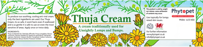 Thuja Cream 150g | Natural Skin Support for Pets & Horses