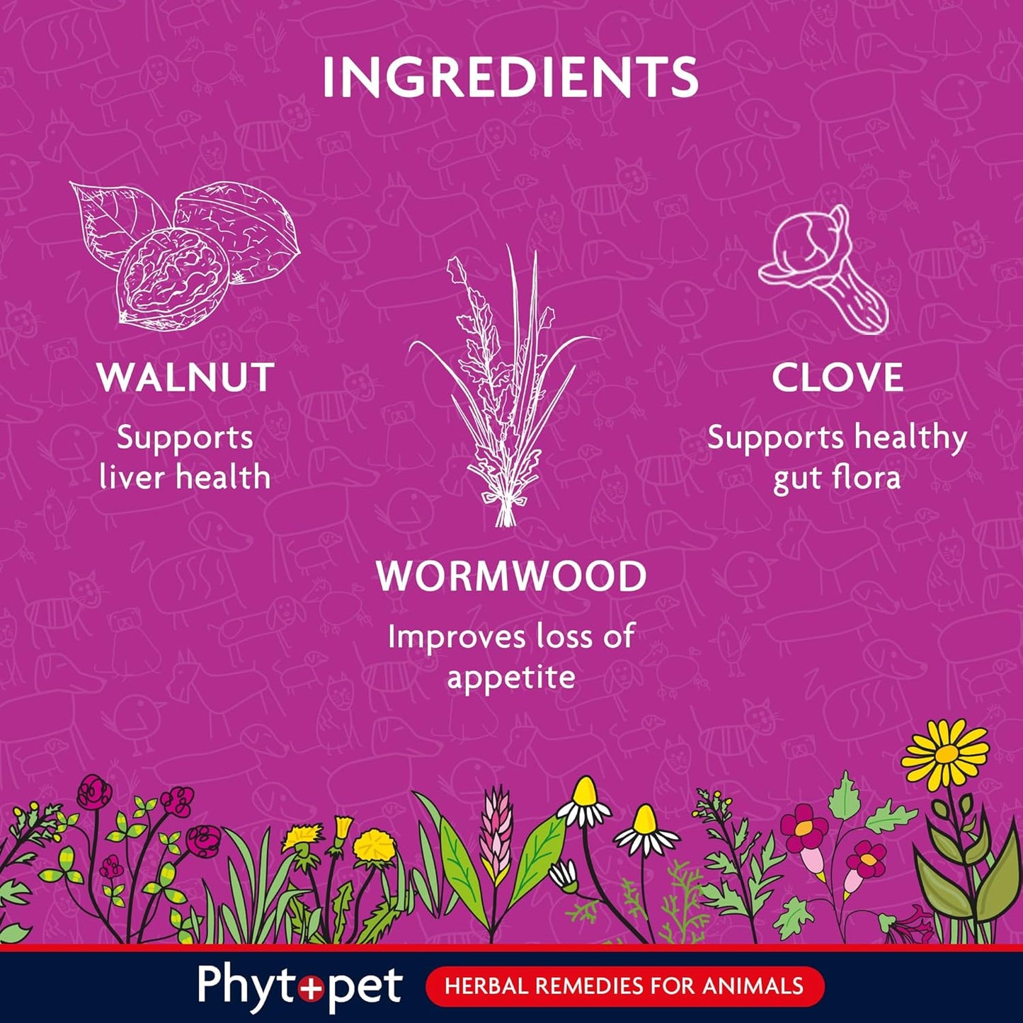 Wormwood Complex | Natural Intestinal Support for Dogs & Cats