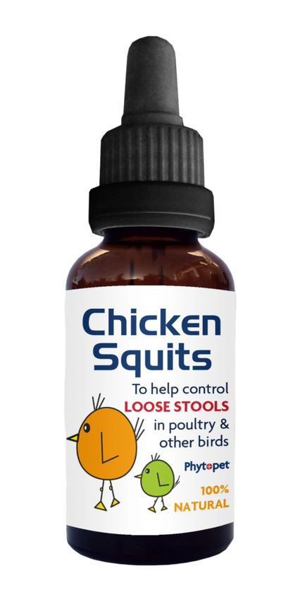 Chicken Squits - To help loose stools in Poultry and other birds