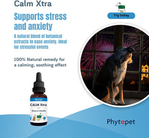 Calm Xtra - Herbal Aid for Stress, Separation Anxiety, and Hyperactivity