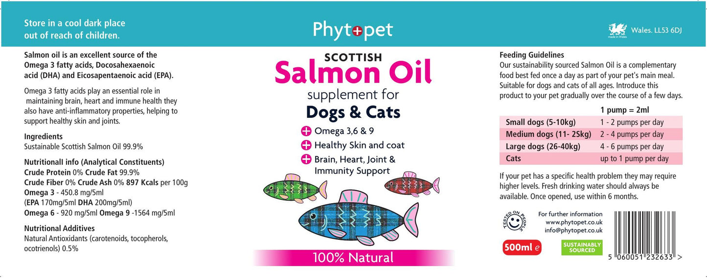 Scottish Salmon Oil 500ml