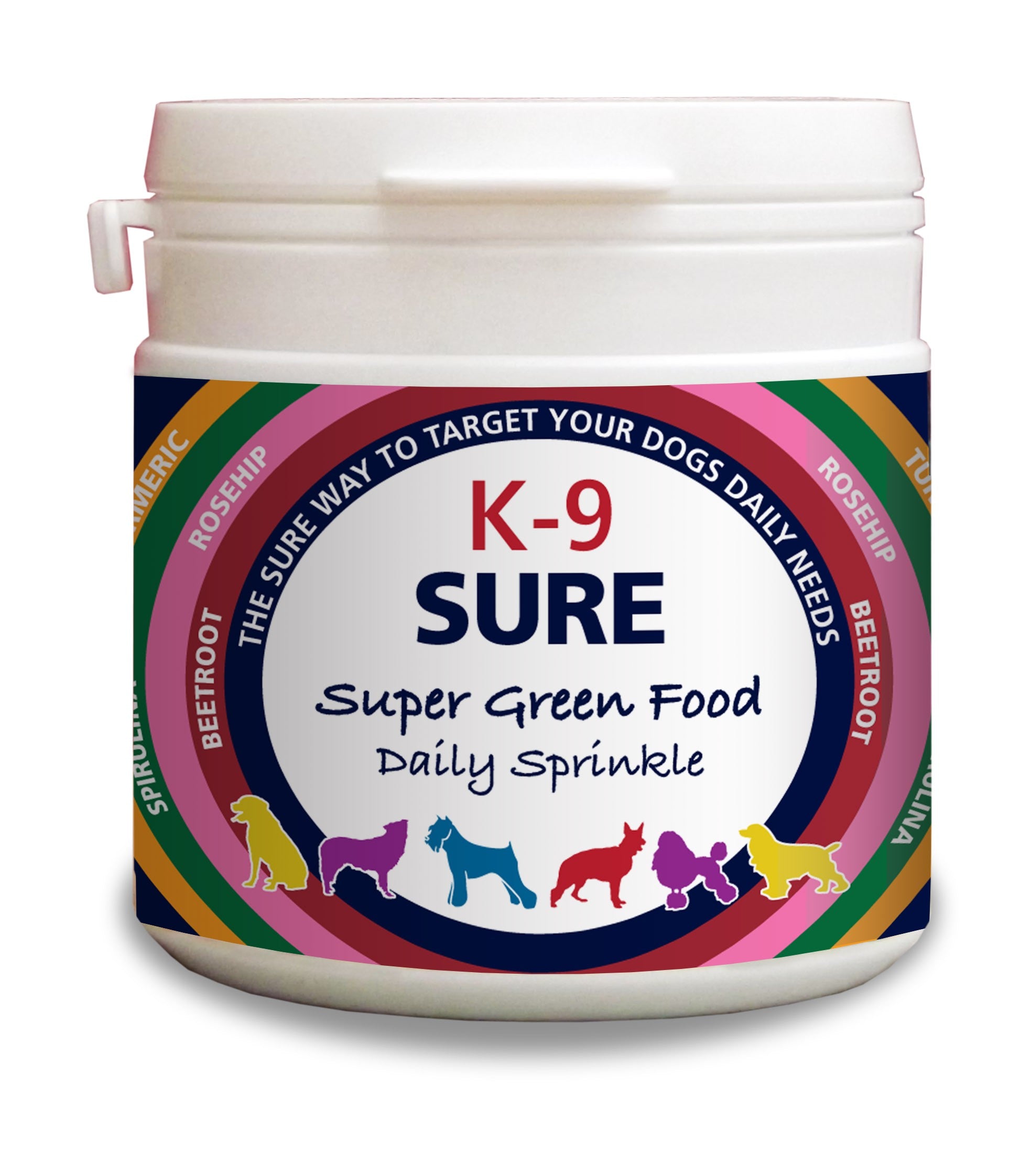 Phytopet K-9 Sure Super Green Food Nutritional Supplement Optimum Health and Wellbeing Daily Sprinkle Supplement